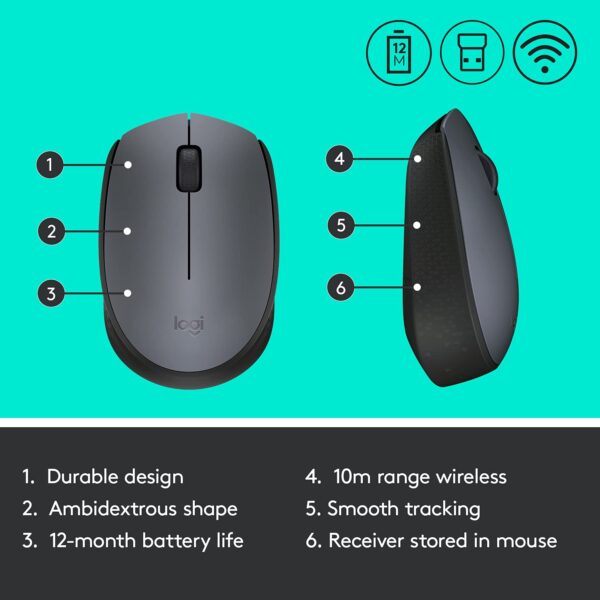 Logitech M170 Wireless Mouse - Image 2