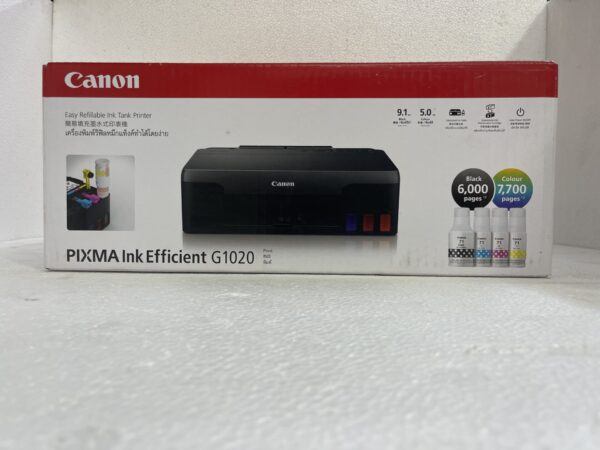 Canon PIXMA G1020 Single Function Ink Tank Colour Printer (Black)