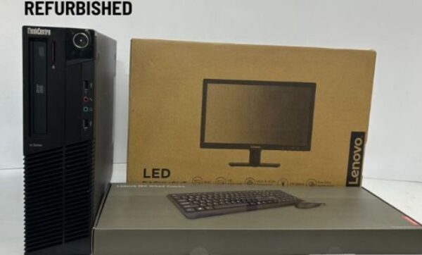 LENOVO M92P DESKTOP WITH LENOVO NEW LED MONITOR