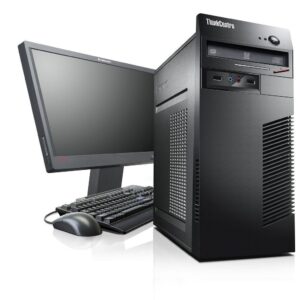 LENOVO M73 DESKTOPS WITH LENOVO LED MONITOR (I5-4TH GEN,8GB RAM,256GB EVM SSD)