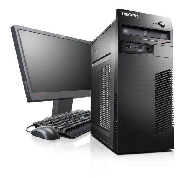 LENOVO M73 DESKTOPS WITH LENOVO LED MONITOR (I5-4TH GEN,8GB RAM,256GB EVM SSD)