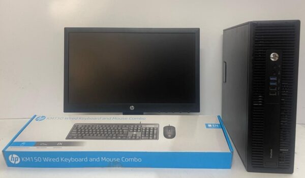 HP DESKTOP 600G2 FULL SYSTEM(Intel Core i5 – 6th Generation,8GB DDR4 RAM,256GB EVM SSD,HP 18.5” Used LED,HP Combo Kit) - Image 2