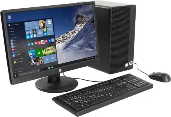 HP DESKTOP PRO G1 MT & HP 22" LED MONITOR WITH FULL SET - Image 2